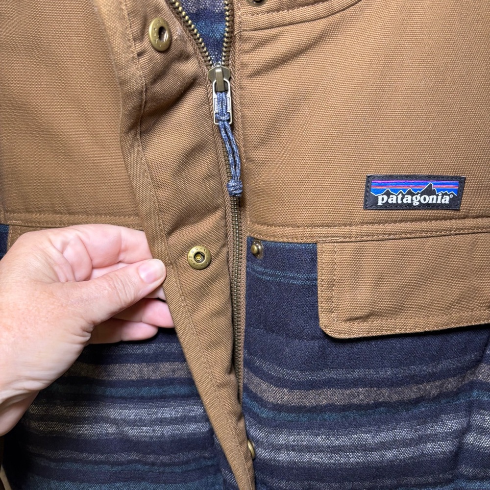 Patagonia OUT YONDER Parka Wool Jacket Womens Size XS Full Zip Snap Button - Picture 6 of 13